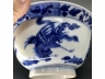 青花凤纹折沿大碗