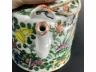 广彩花鸟直筒茶壶
