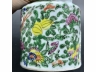 广彩花鸟直筒茶壶