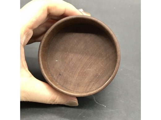 红木竹节型整挖水盂