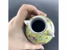 黄地西番莲象耳小瓶