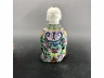 粉彩香童瓷塑