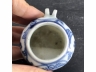 青花淡描缠枝花鸟食缸