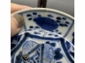 青花花卉纹小碟