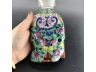 粉彩香童瓷塑