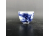 青花山水茶盏
