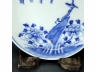 青花富贵白头纹盘