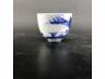 青花山水茶盏