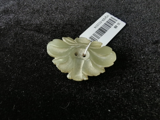 白玉珠花佩