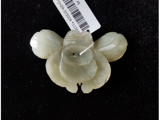 白玉珠花佩