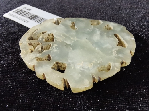 白玉驾鹤仙翁嵌饰