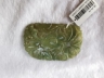 青玉花卉纹佩