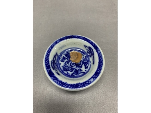 青花高足盘