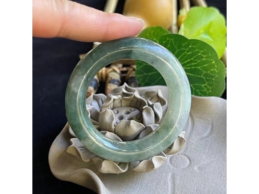 45翡翠飘花圆环