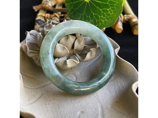 45翡翠飘花圆环