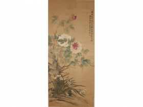 89号张倬花鸟轴