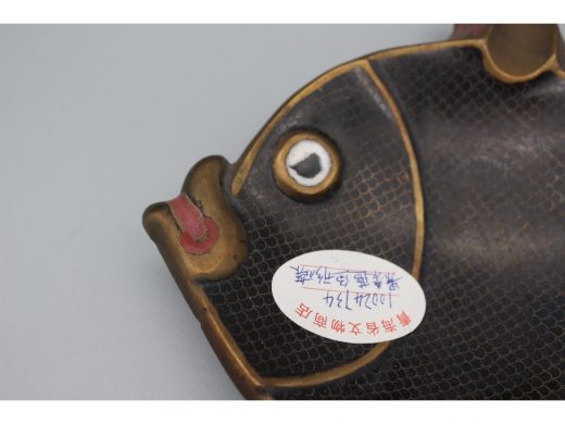 景泰蓝鱼形笔添
