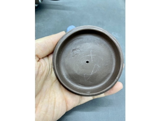 紫砂加彩云龙茶壶