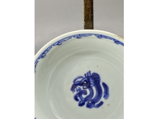 青花螭龙纹半碗
