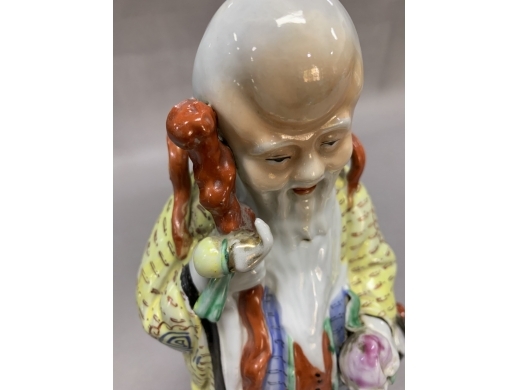 粉彩寿星