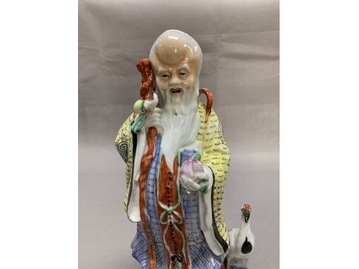 粉彩寿星