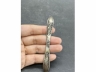 银模印寿字纹双尖压发