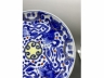 青花描金加彩魁星四书纹盘