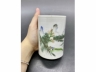浅绛彩山水笔筒