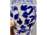青花龙穿花纹鸡腿瓶