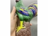 素三彩瓷塑公鸡