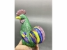素三彩瓷塑公鸡