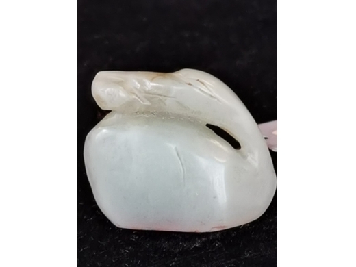 鹅形白玉印