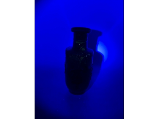 素三彩雕瓷一路连科棒槌瓶