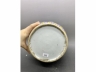 蓝料地粉彩云鹤纹罐