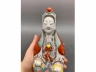 粉彩观音瓷塑