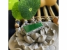 3号18K金翠绿方牌