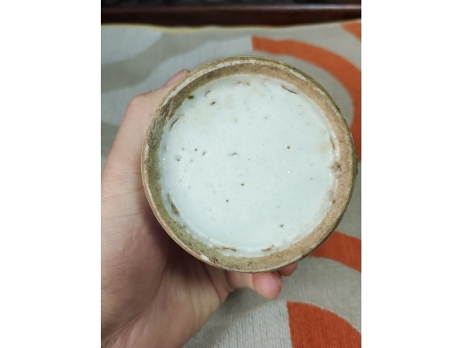 青花人物水盂