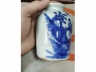 青花人物水盂