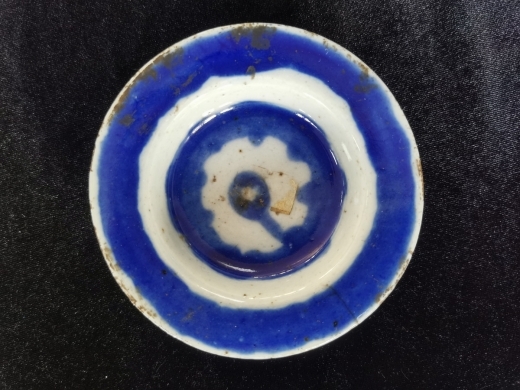 青花鱼藻纹茶壶