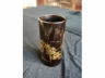 漆器山水描金笔筒