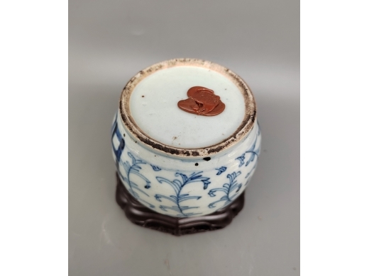 青花喜字苹果尊