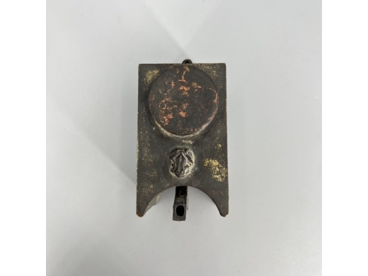 铜刻山水诗文砚滴