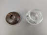 银玳瑁盖水晶玻璃墨水瓶