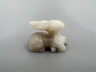 玉雕鹿形挂件