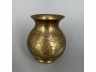 铜雕花卉纹瓶