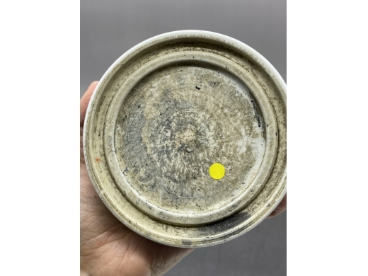 青花锦地砚台