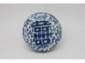 青花喜字印盒