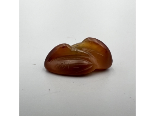 玛瑙雕双鹅挂件