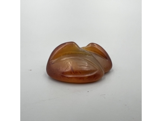 玛瑙雕双鹅挂件