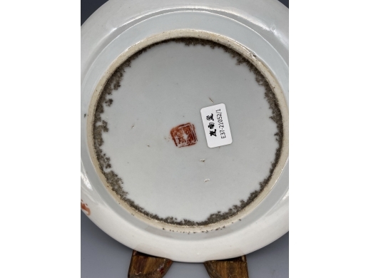 粉彩人物故事盘